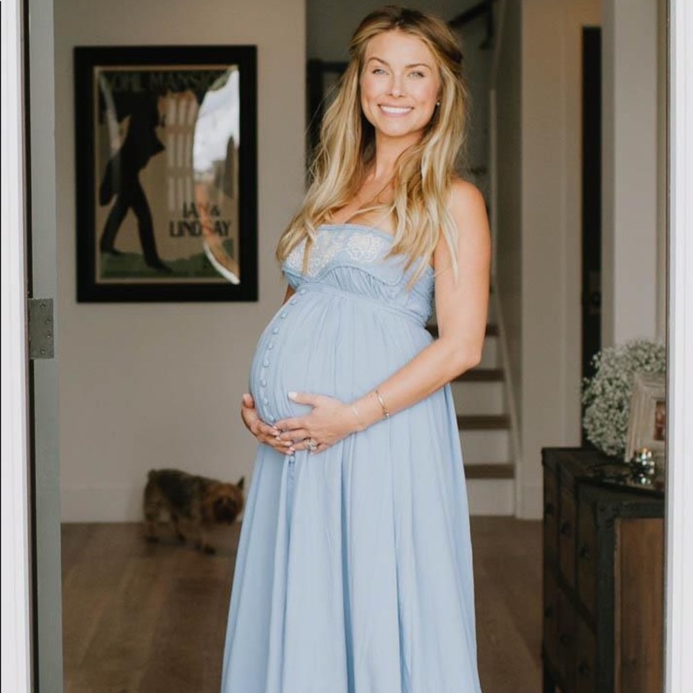 Fillyboo Blue Zippora Maxi Dress in XS